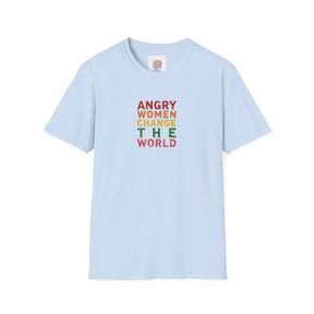 Angry Women Change the World - Unisex Softstyle T-Shirt