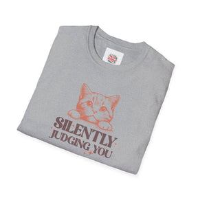 Silently judging you - Unisex Softstyle T-Shirt