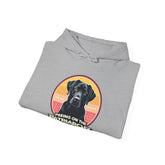 Peeing on the Patriarchy since birth - Labrador - Unisex Heavy Blend™ Hooded Sweatshirt