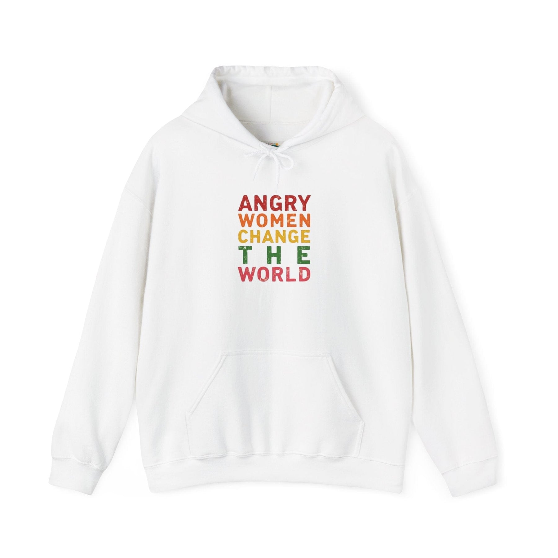 Angry Women Change the World - Unisex Heavy Blend™ Hooded Sweatshirt