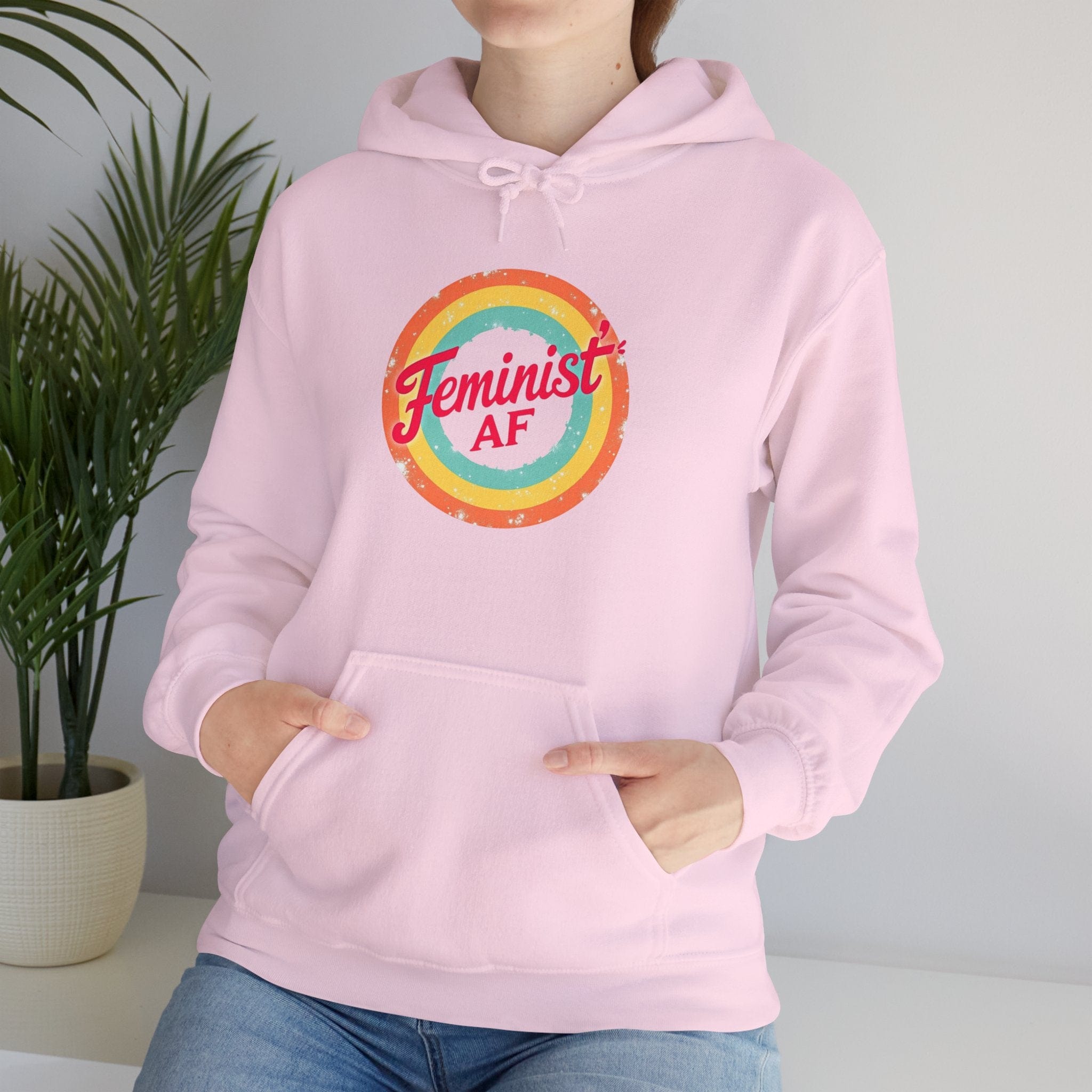 Feminist AF - Unisex Heavy Blend™ Hooded Sweatshirt