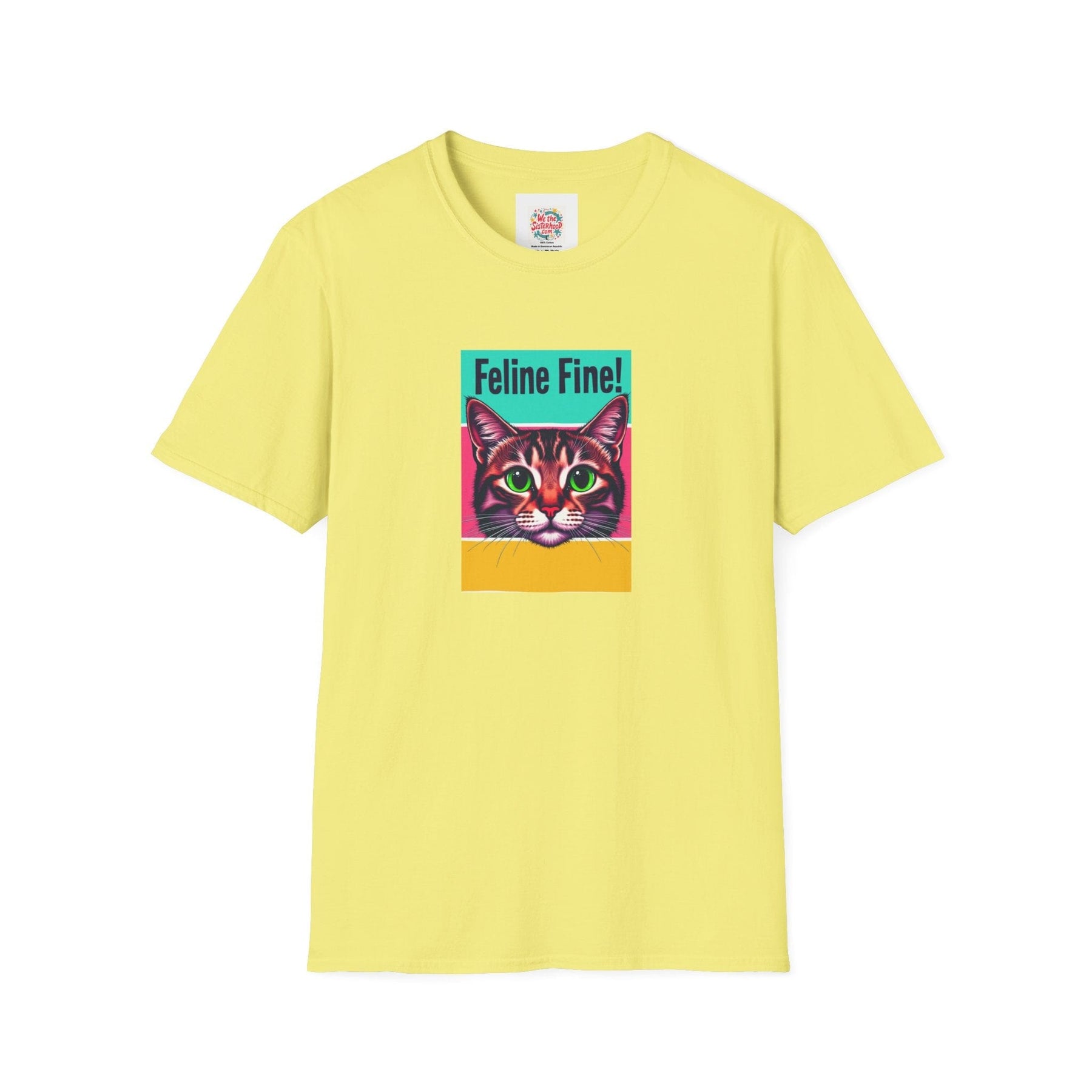 Feline Fine! - Unisex Softstyle T-Shirt