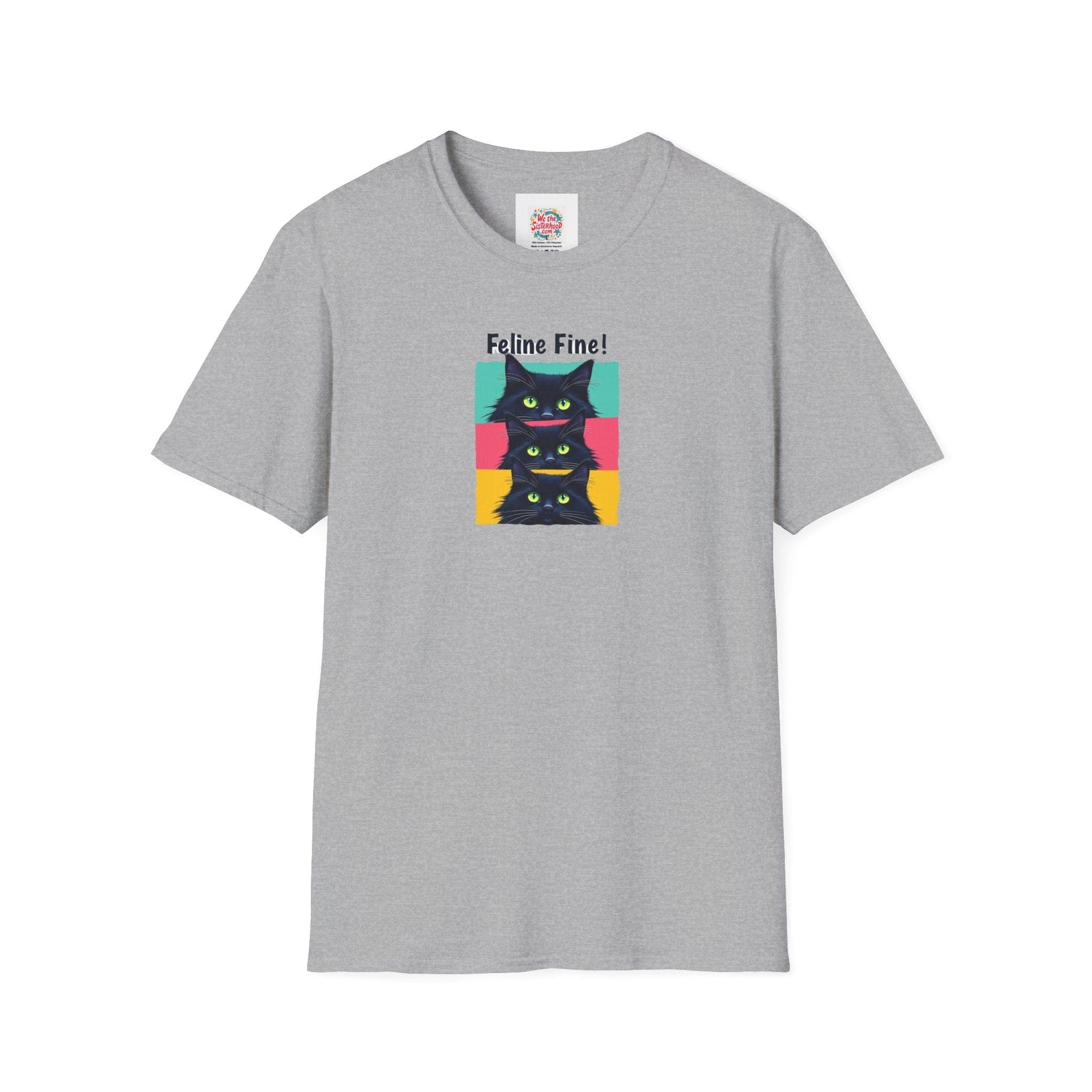 Feline Fine -  Black Cat Edition - T-Shirt