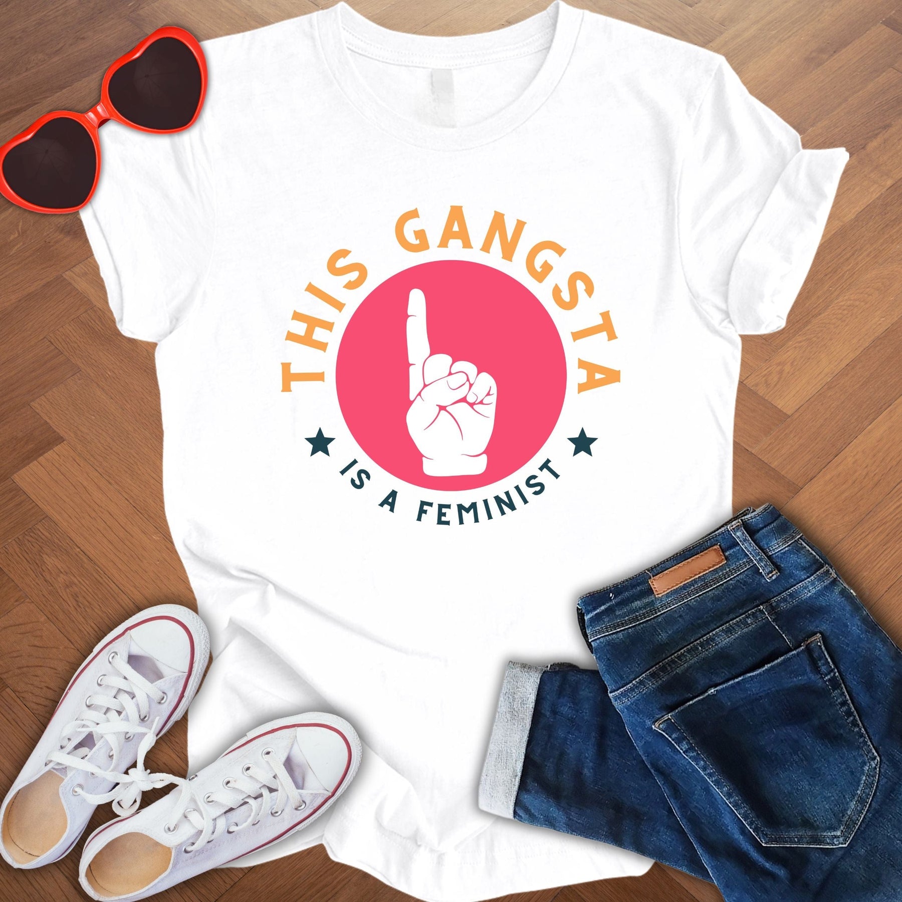 This Gangsta is a Feminist - Unisex Jersey Short Sleeve Tee