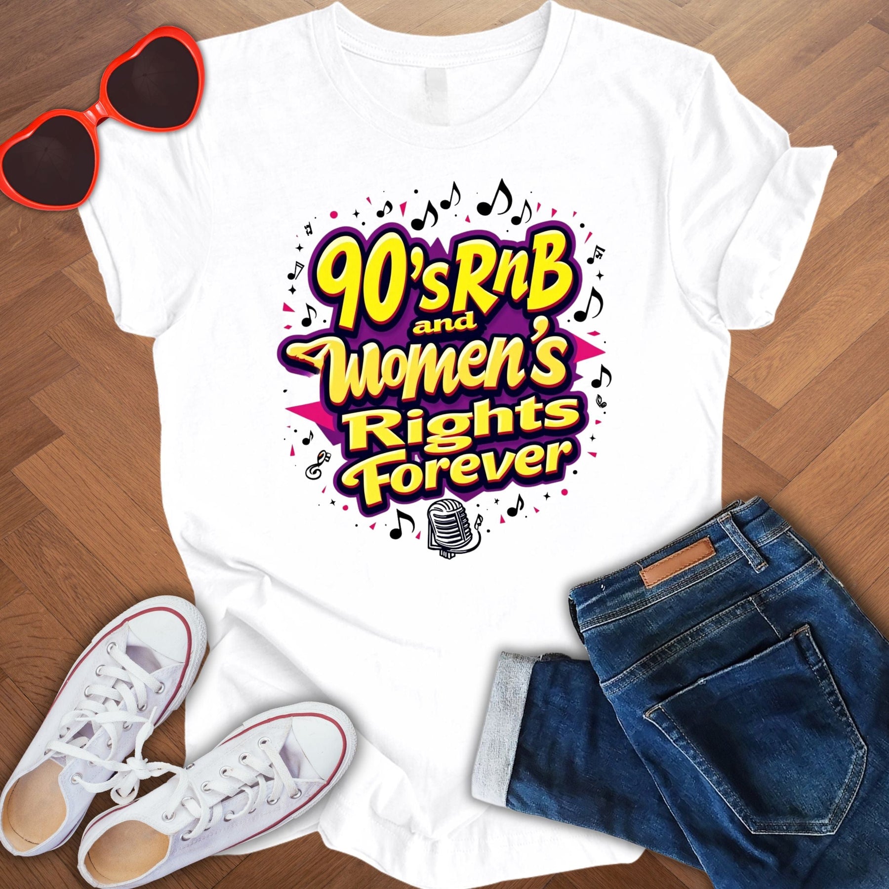 90's RnB and Women's rights forever - Unisex Jersey Short Sleeve Tee