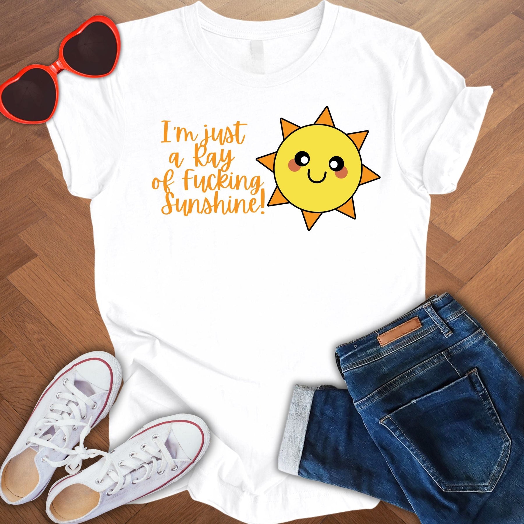 I'm just a ray of fucking sunshine - Unisex Jersey Short Sleeve Tee