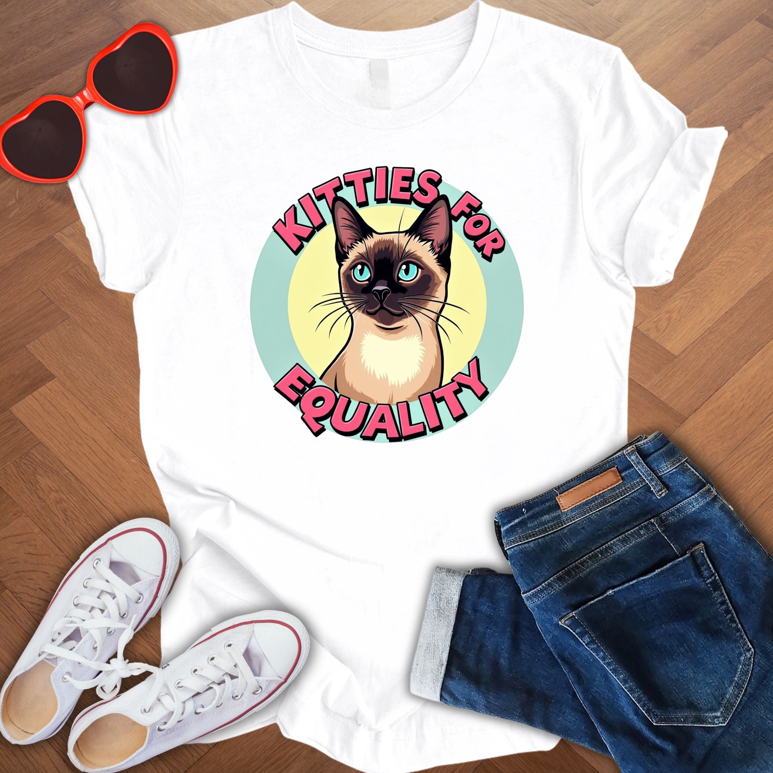 Kitties for Equality - Unisex Jersey Short Sleeve Tee