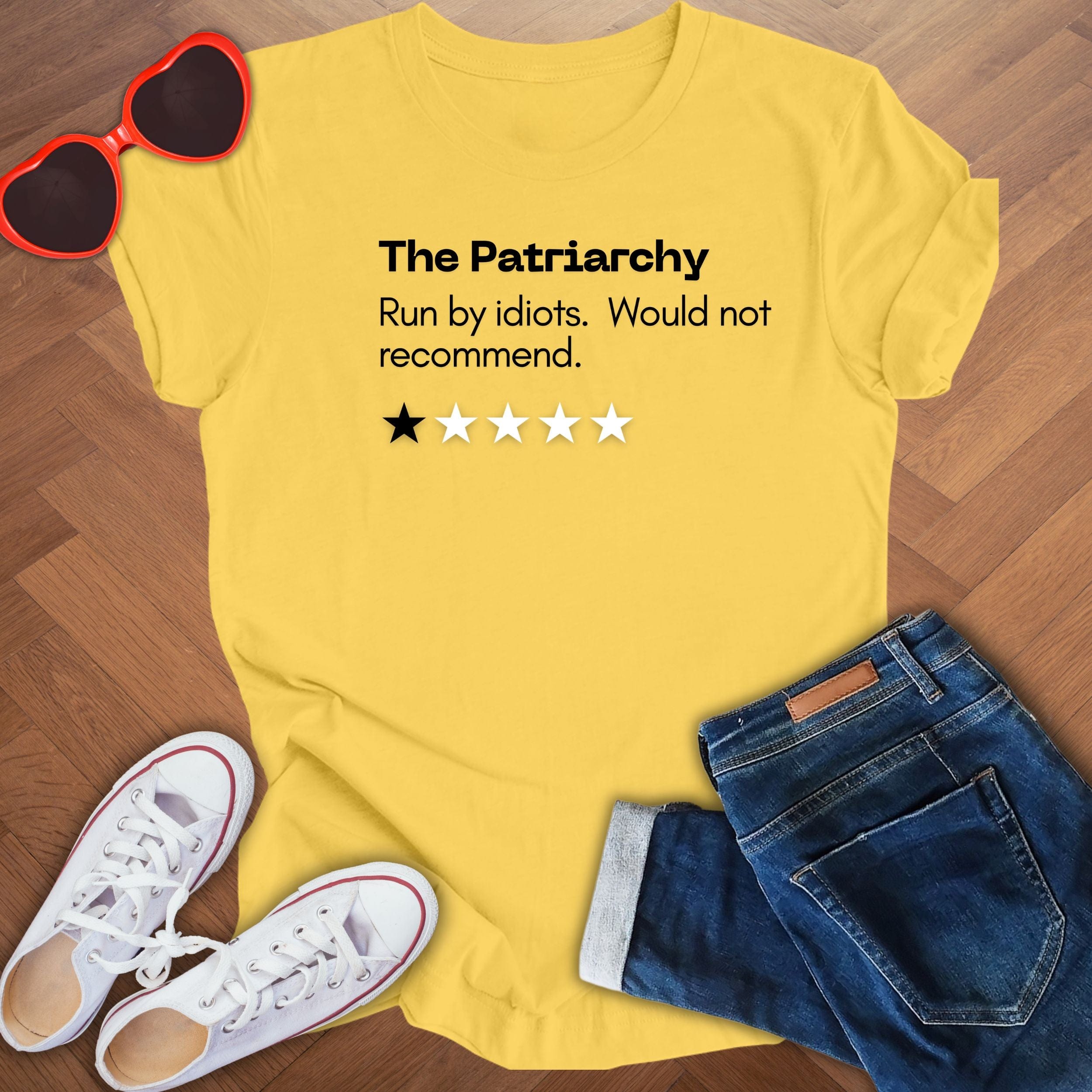 The Patriarchy.  Would not recommend -  -  Unisex T-Shirt with Quote