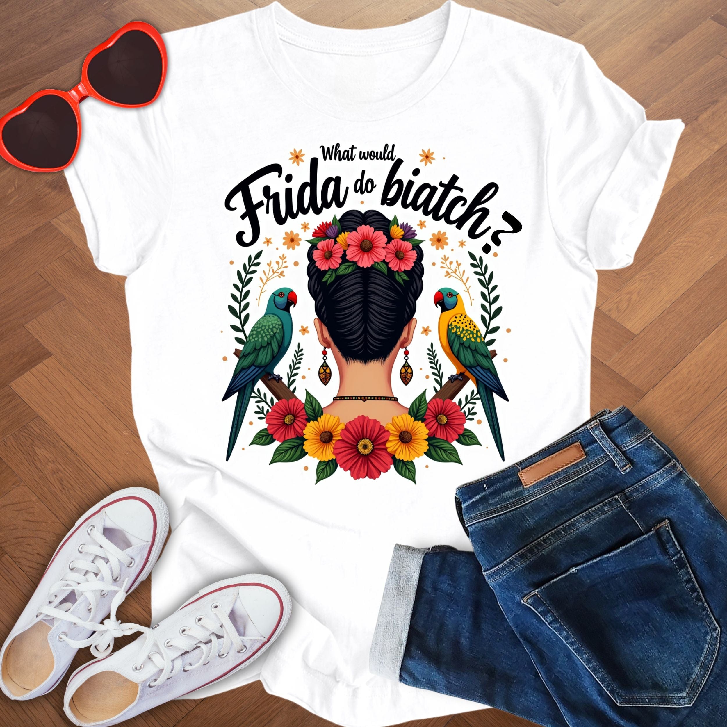 What would Frida do Biatch? - Unisex Softstyle T-Shirt