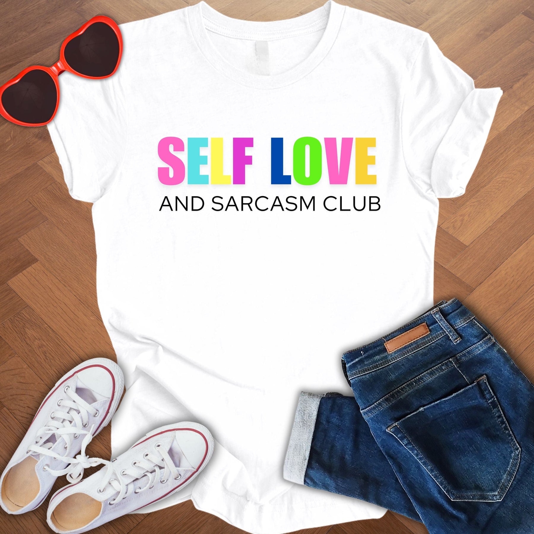 Self Love and Sarcasm Club - Unisex Softstyle T-Shirt