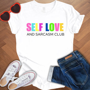 Self Love and Sarcasm Club - Unisex Softstyle T-Shirt