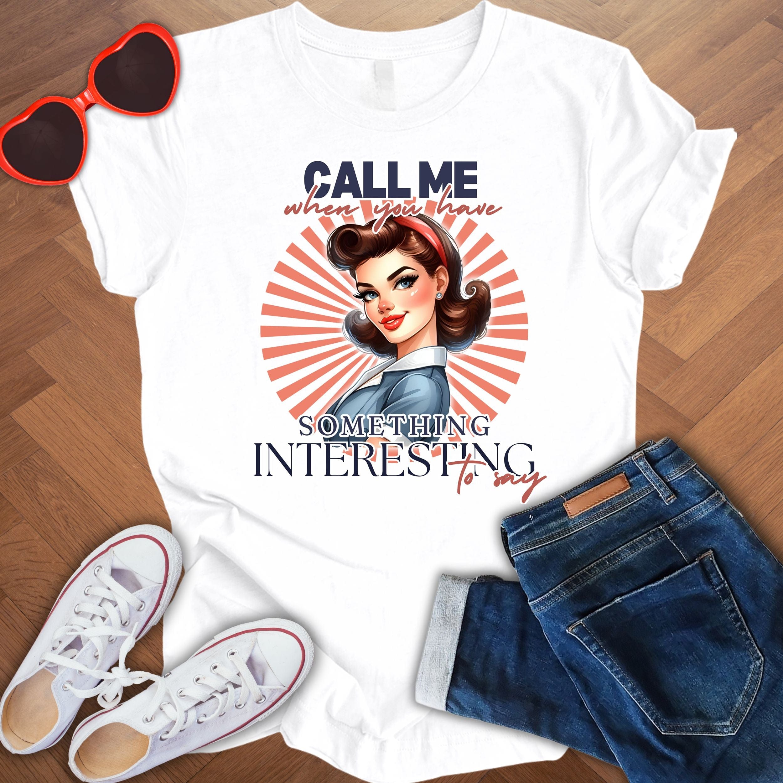 Call me when you have something interesting to say - Unisex Softstyle T-Shirt