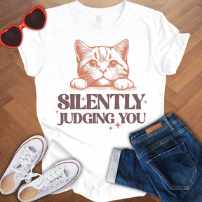 Silently judging you - Unisex Softstyle T-Shirt