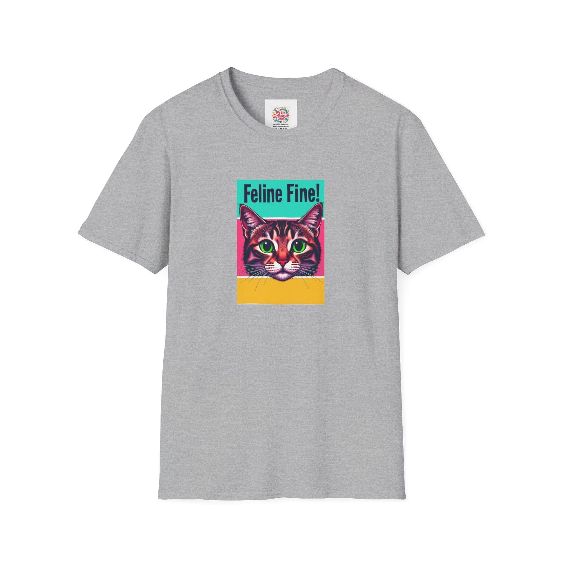 Feline Fine! - Unisex Softstyle T-Shirt