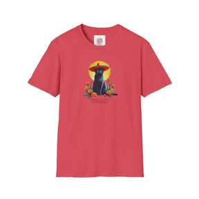 Sombrero Cat doesn't need your Shit! - Black Cat Edition - Unisex Softstyle T-Shirt