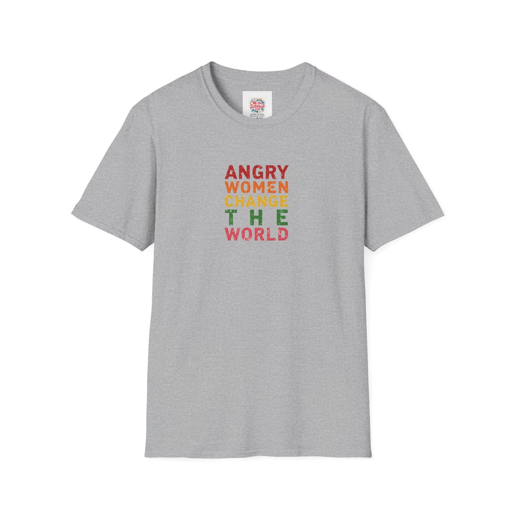 Angry Women Change the World - Unisex Softstyle T-Shirt