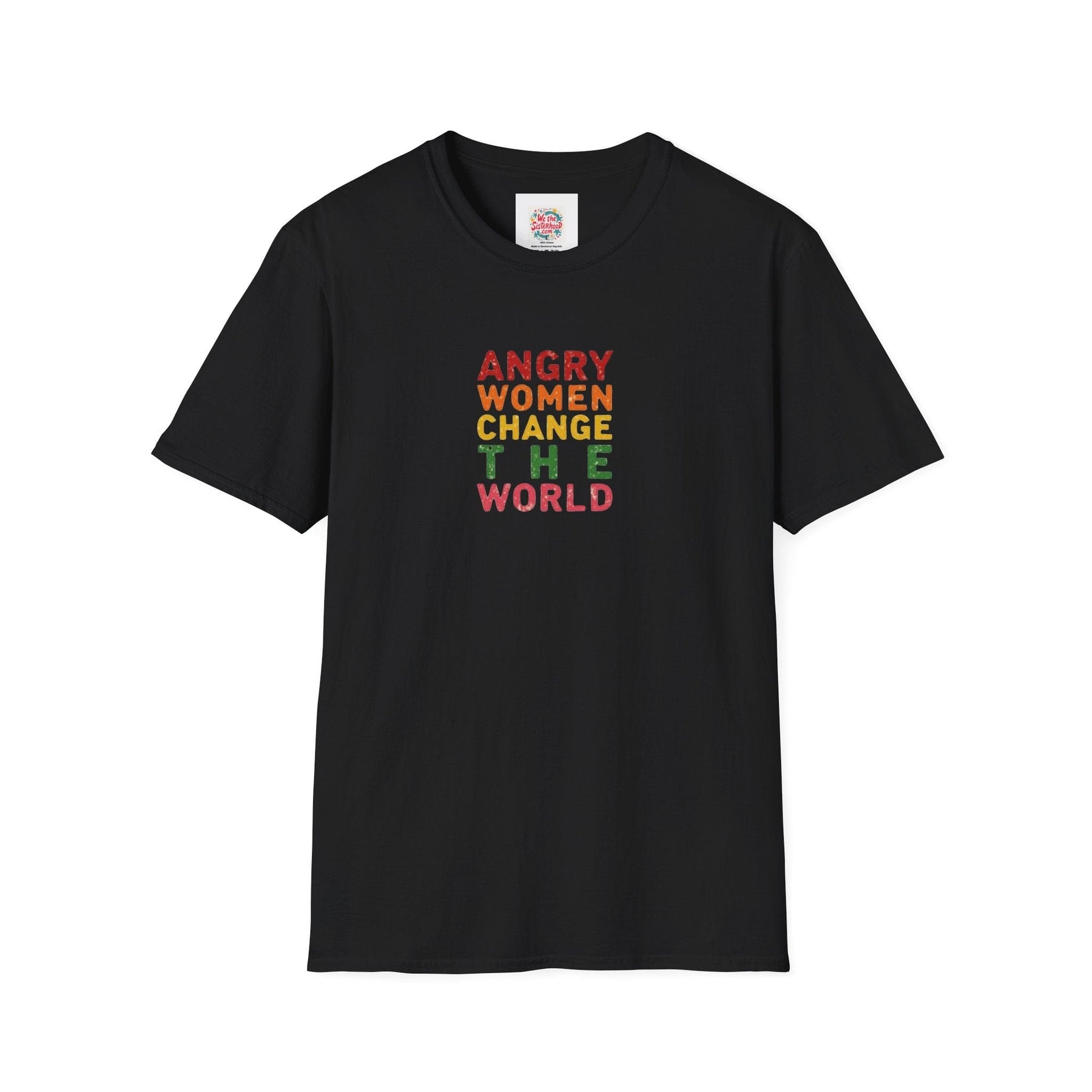 Angry Women Change the World - Unisex Softstyle T-Shirt