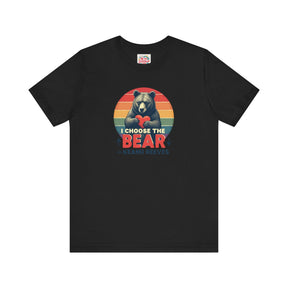 I choose the bear or Keanu - Unisex Jersey Short Sleeve Tee