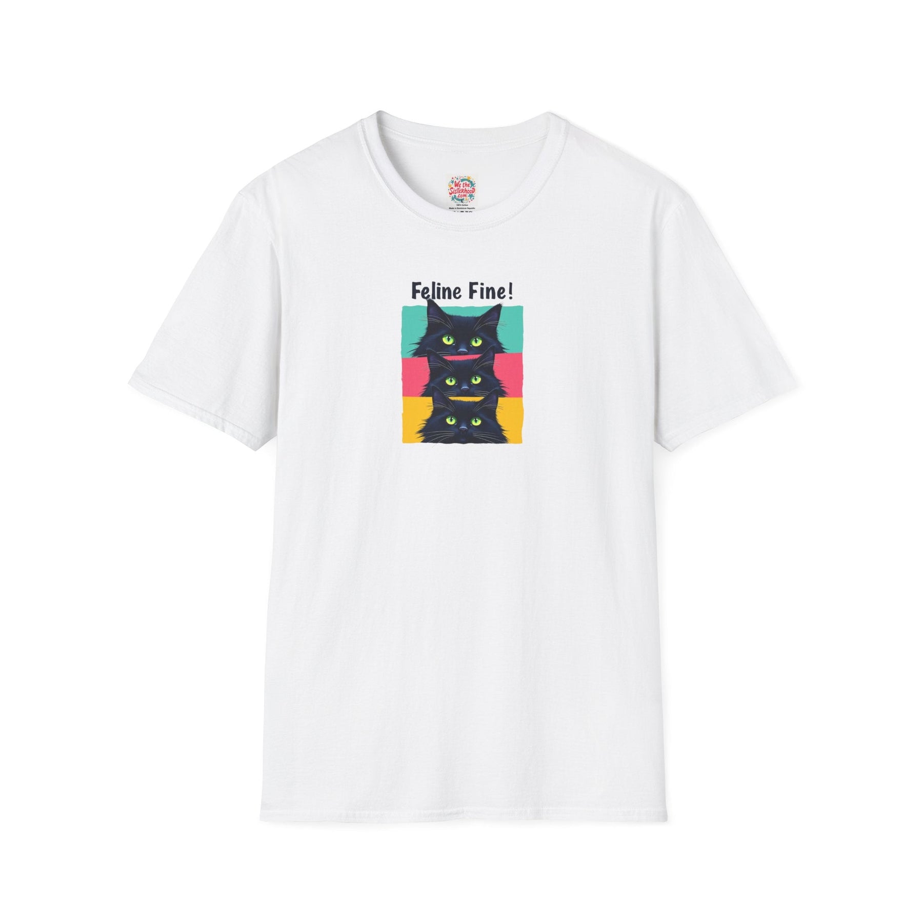 Feline Fine -  Black Cat Edition - T-Shirt