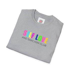 Self Love and Sarcasm Club - Unisex Softstyle T-Shirt