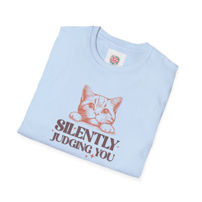 Silently judging you - Unisex Softstyle T-Shirt