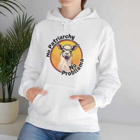 No Patriarchy No Probllama - Unisex Heavy Blend™ Hooded Sweatshirt