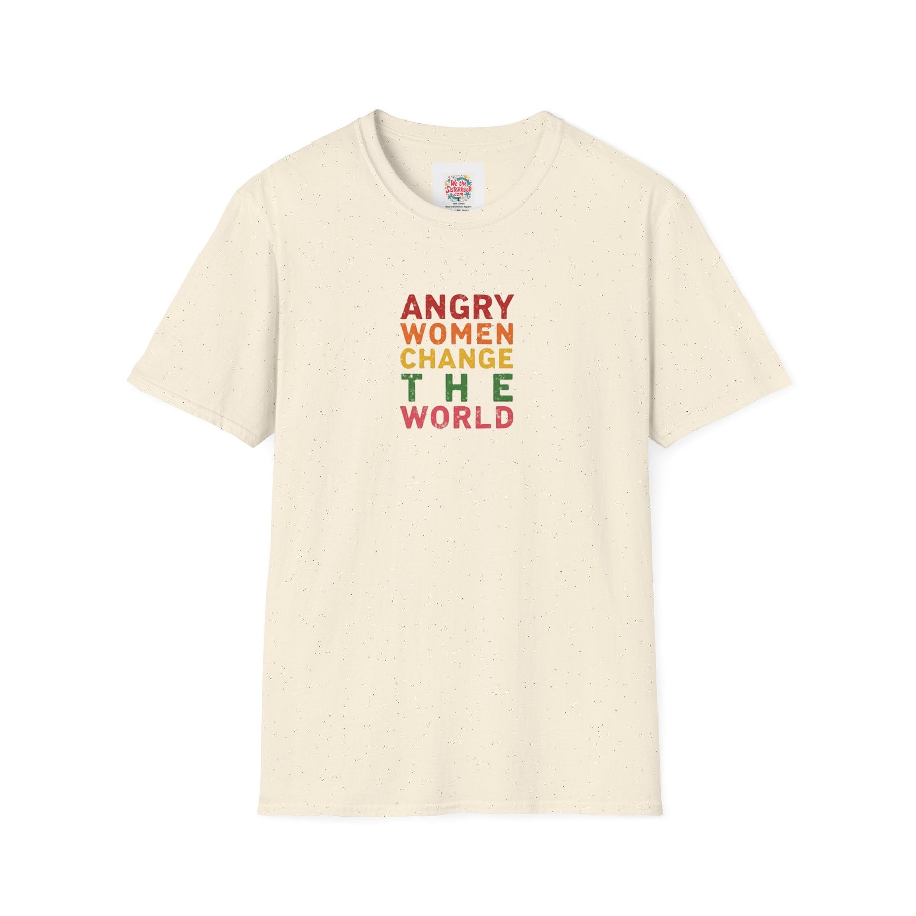 Angry Women Change the World - Unisex Softstyle T-Shirt